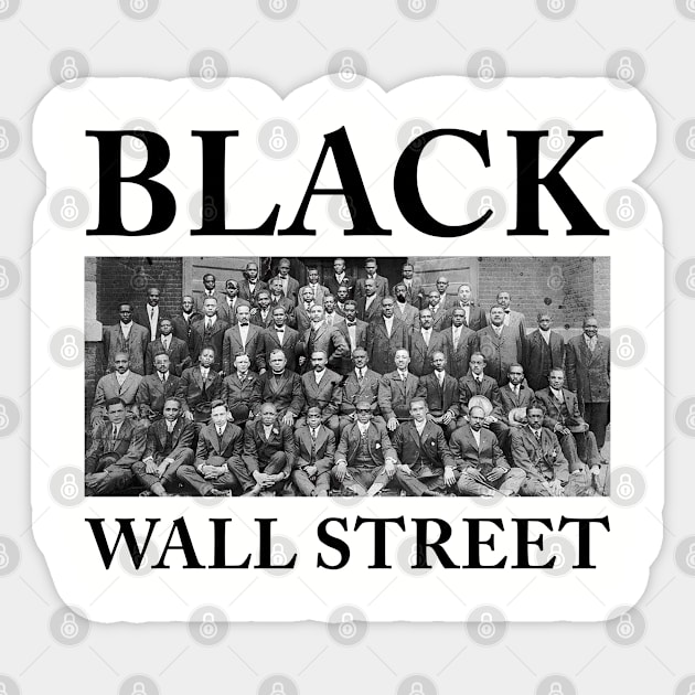 Black Wall Street, Black History Sticker by UrbanLifeApparel
